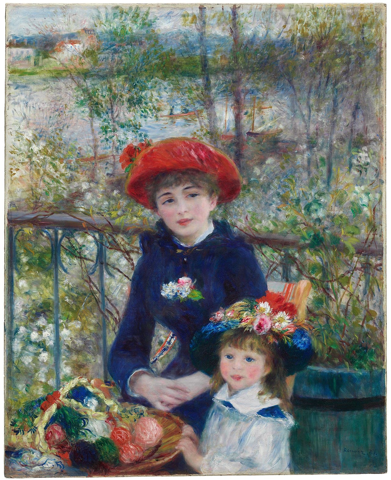 Two Sisters (On the Terrace) by Pierre-Auguste Renoir